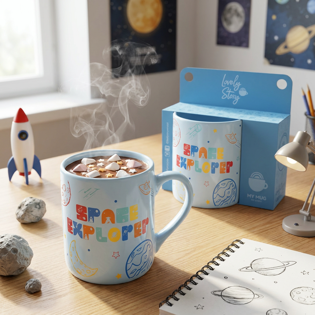 Taza 330 ml - Space Explorer - Sky
