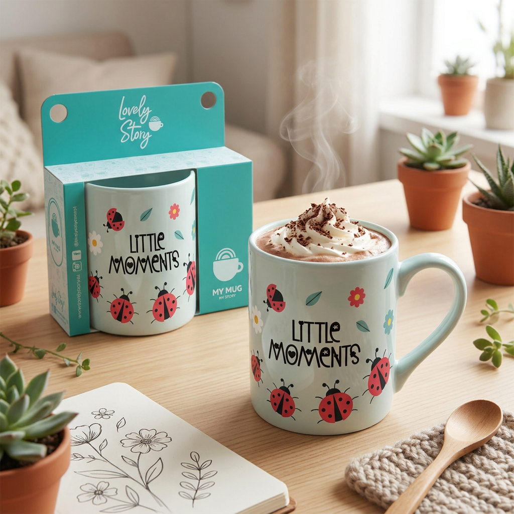 Taza 330 ml - Little Moments - Mint