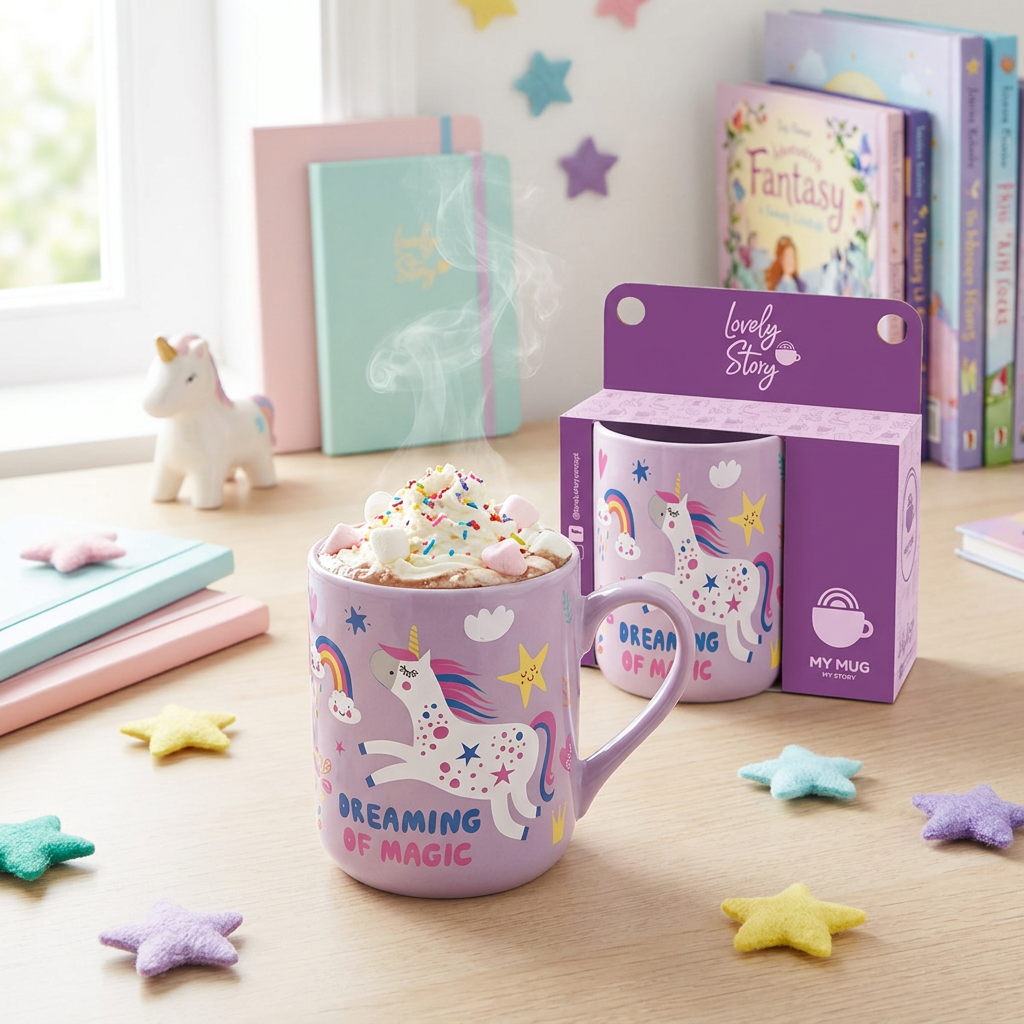 Taza 330 ml - Dreaming of Magic - Lilac