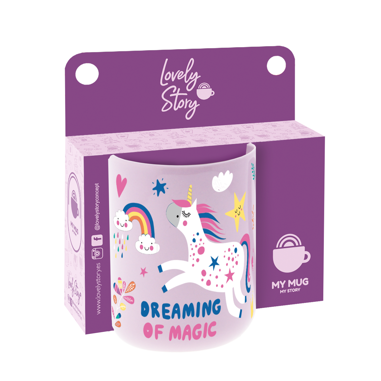 Taza 330 ml - Dreaming of Magic - Lilac