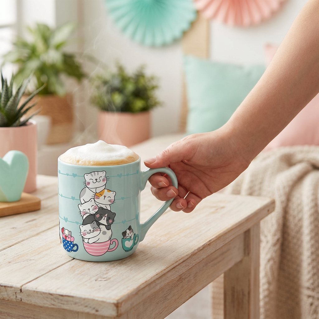 Taza de Cerámica – Cat Whiskers