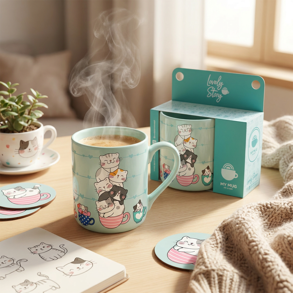 Taza de Cerámica – Cat Whiskers