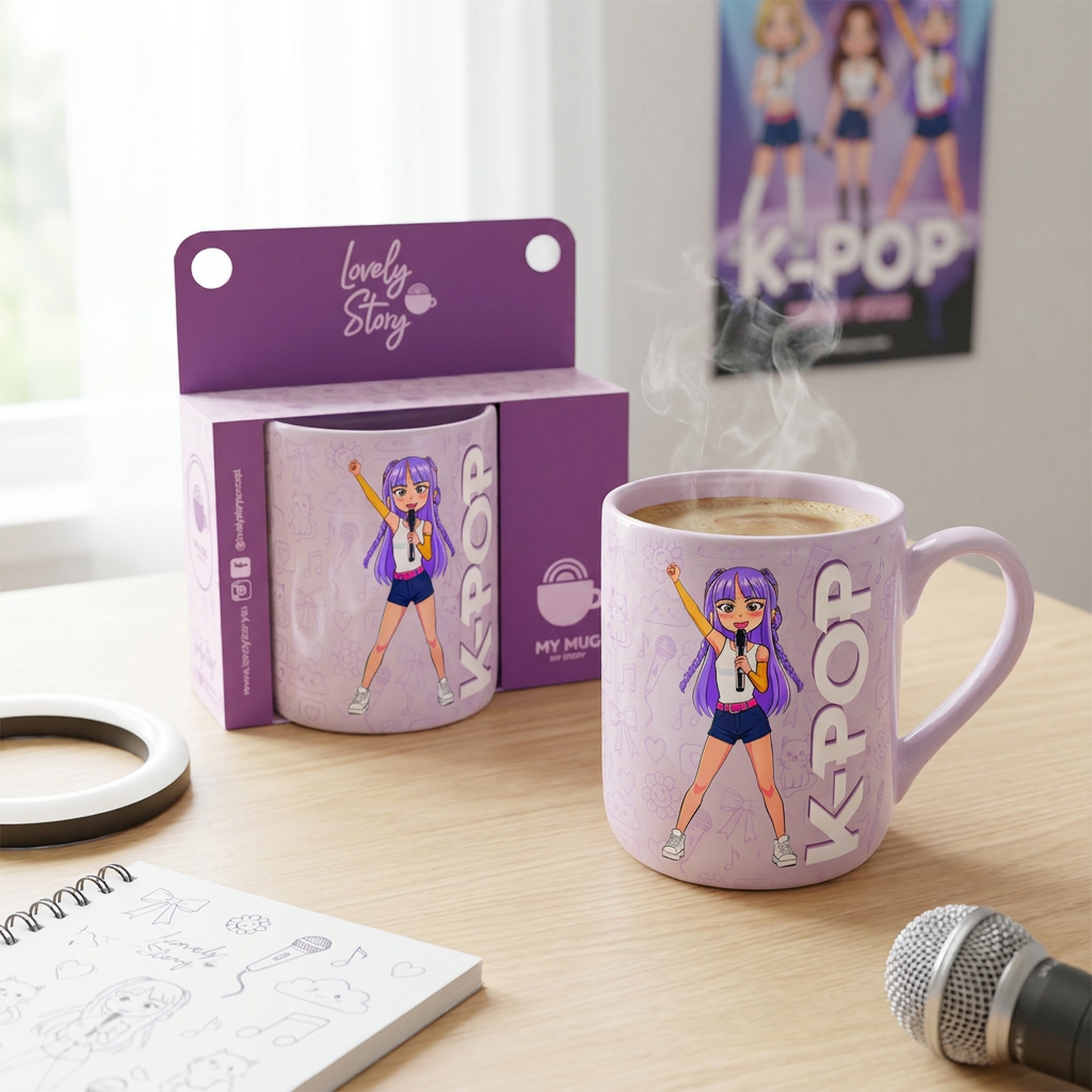 Taza de Cerámica – K-Pop | Lovely Story