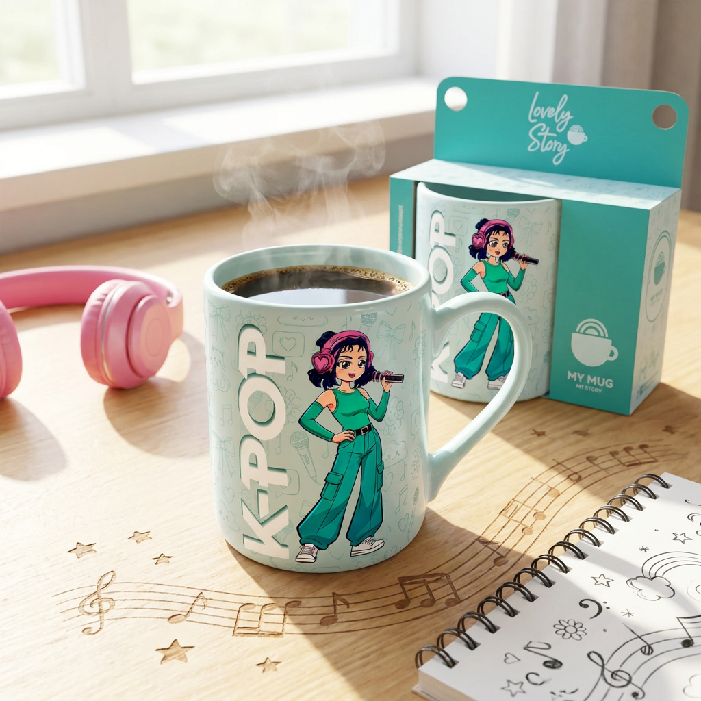 Taza de Cerámica – K-Pop | Lovely Story