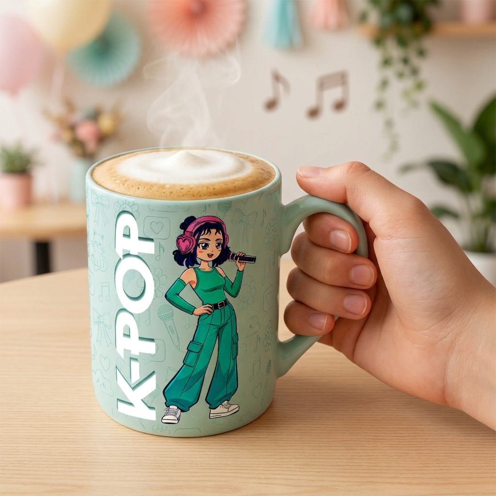 Taza de Cerámica – K-Pop | Lovely Story