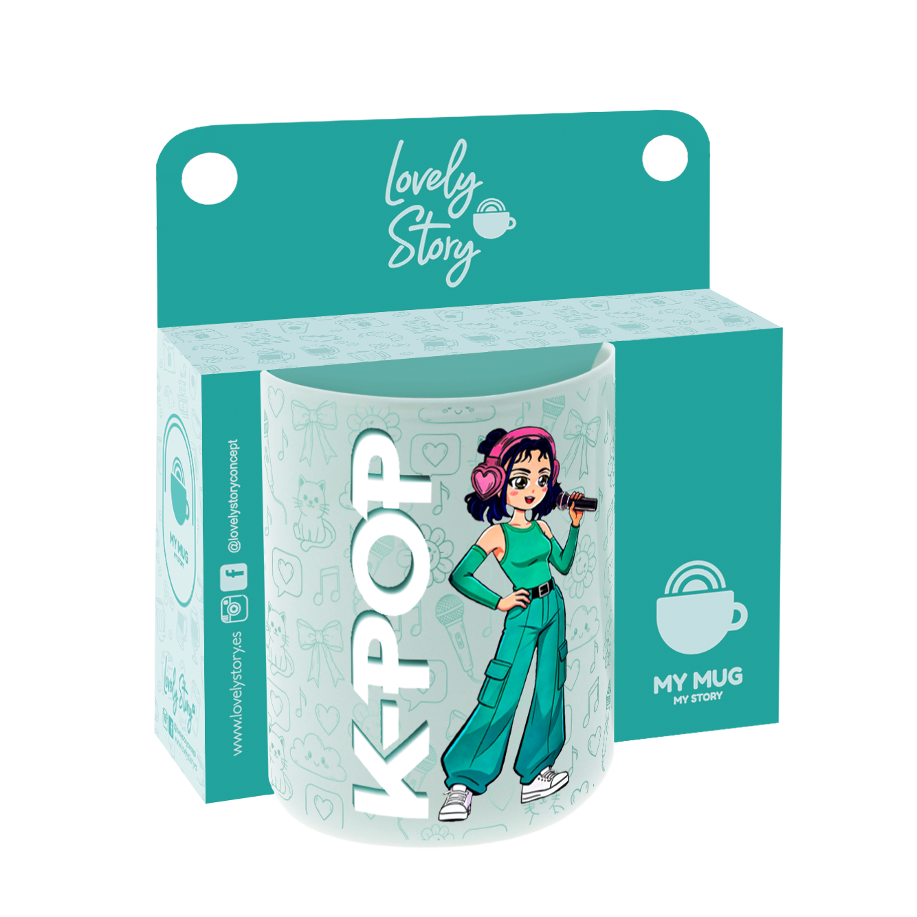 Taza de Cerámica – K-Pop | Lovely Story