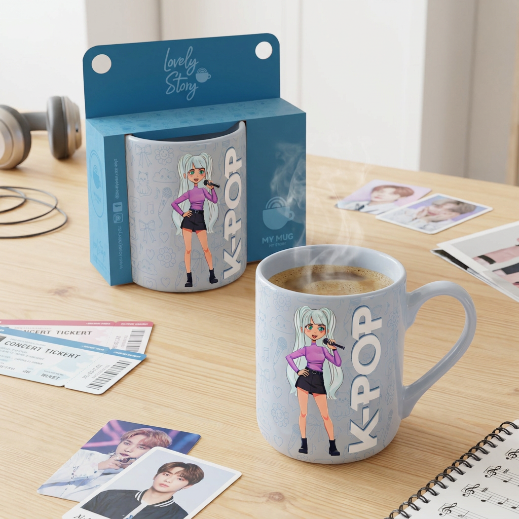 Taza de Cerámica – K-Pop | Lovely Story