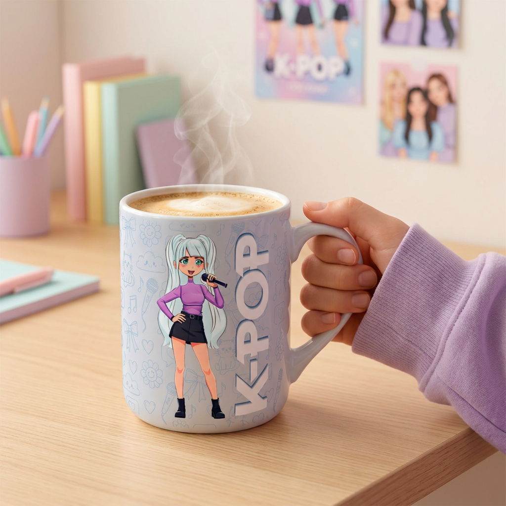 Taza de Cerámica – K-Pop | Lovely Story