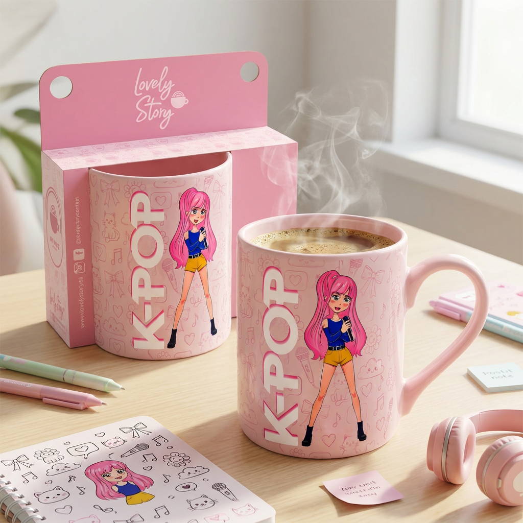 Taza de Cerámica – K-Pop | Lovely Story