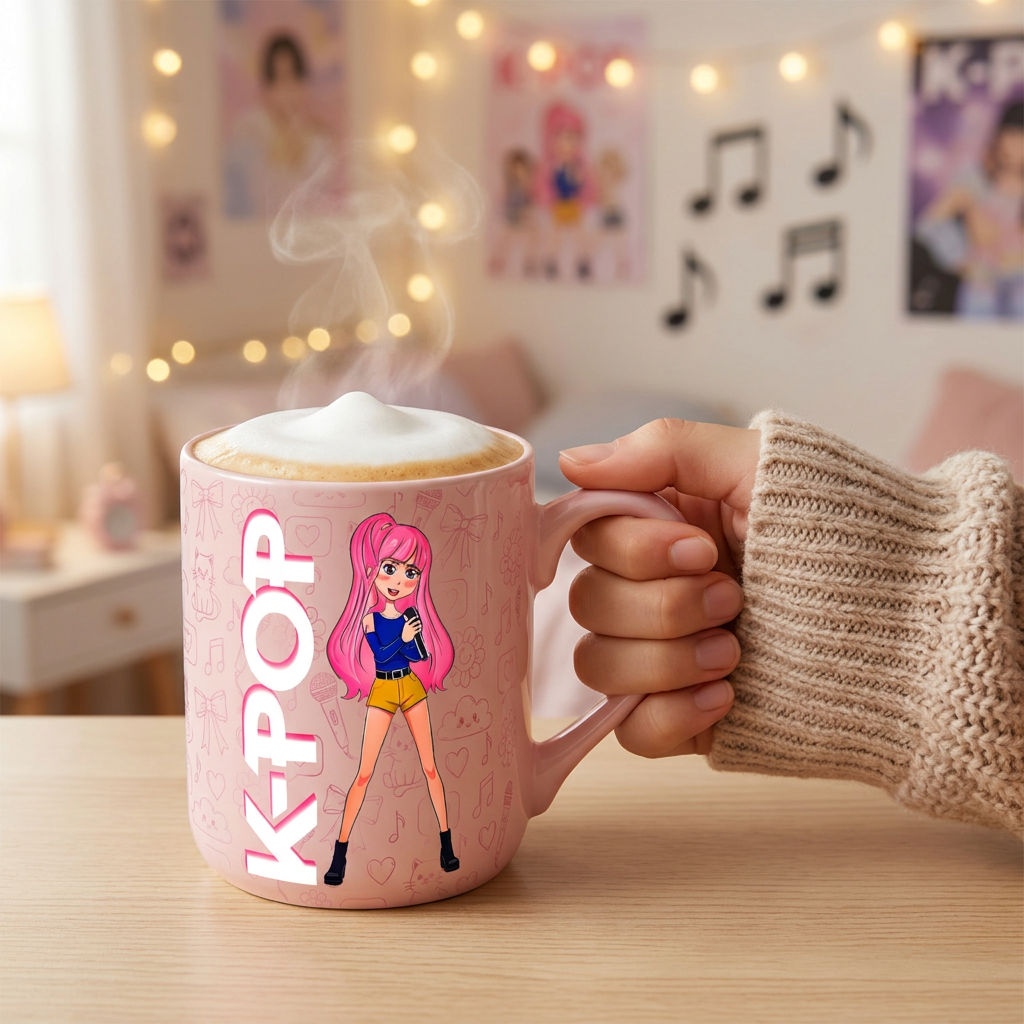 Taza de Cerámica – K-Pop | Lovely Story