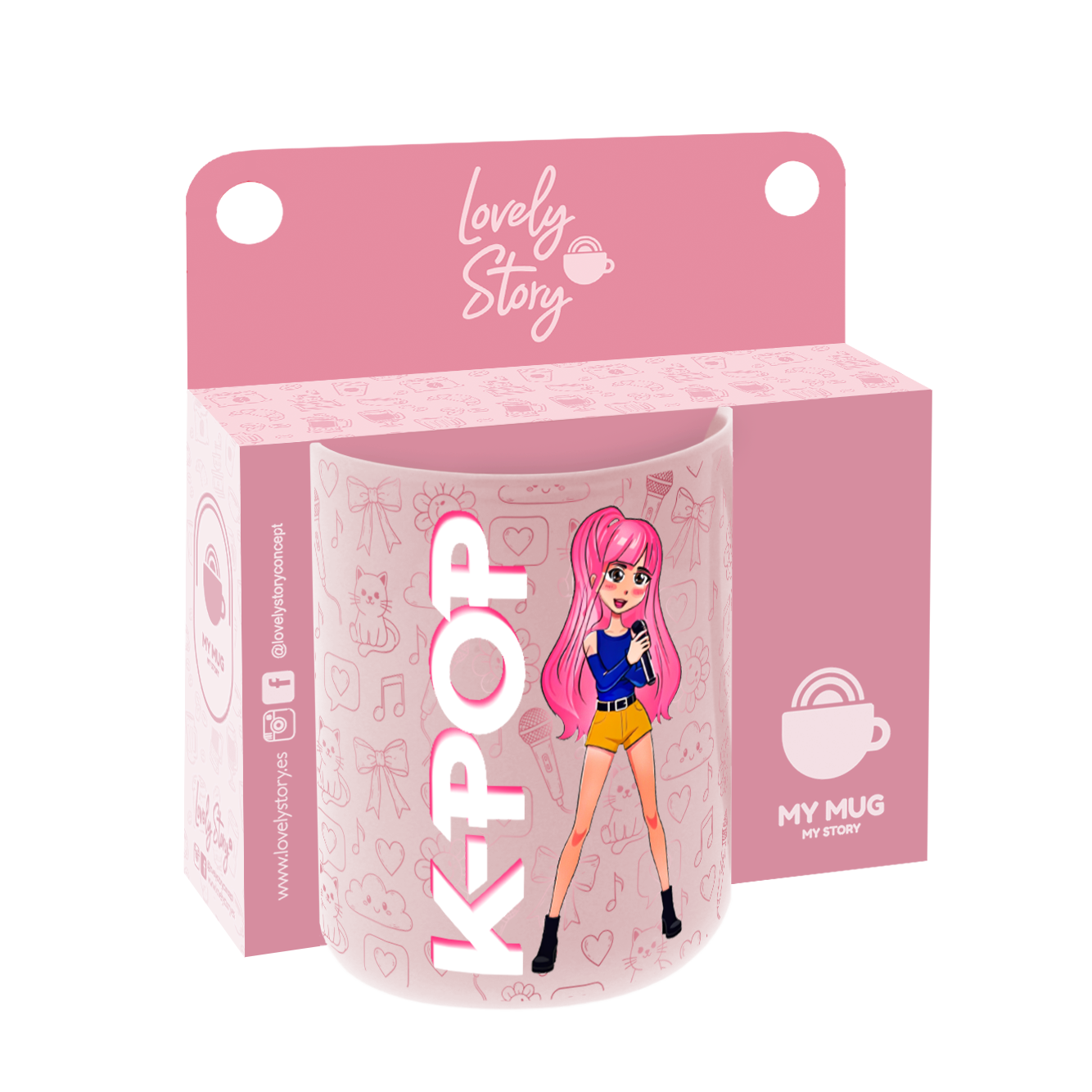 Taza de Cerámica – K-Pop | Lovely Story