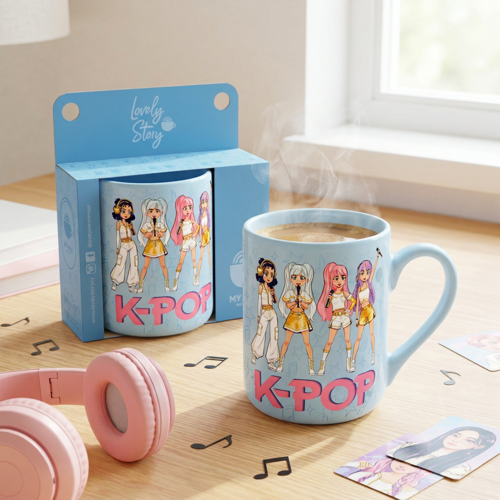 Taza de Cerámica – K-Pop | Lovely Story