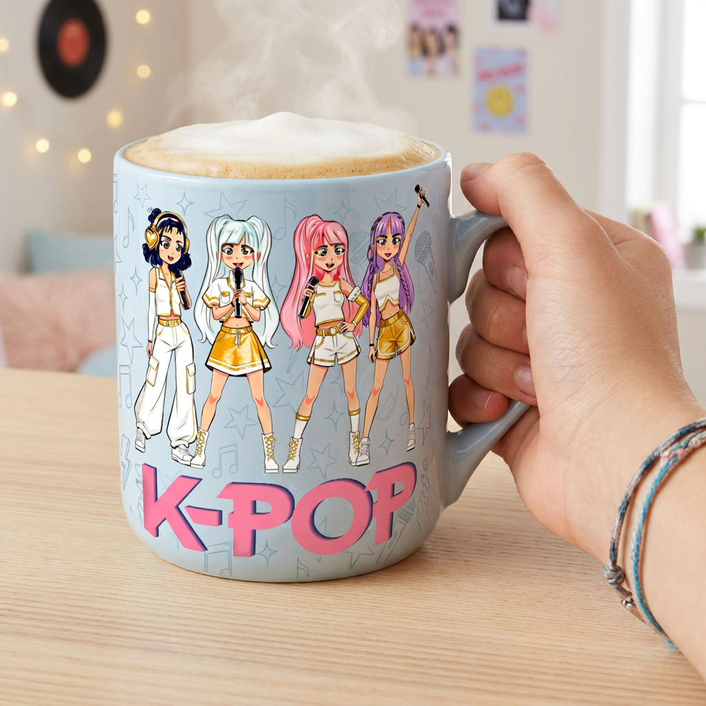 Taza de Cerámica – K-Pop | Lovely Story