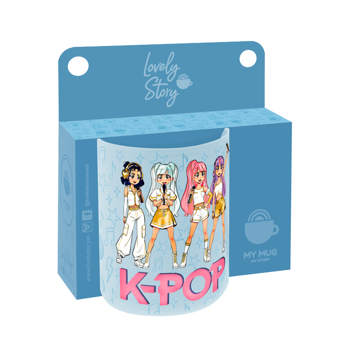 Taza de Cerámica – K-Pop | Lovely Story