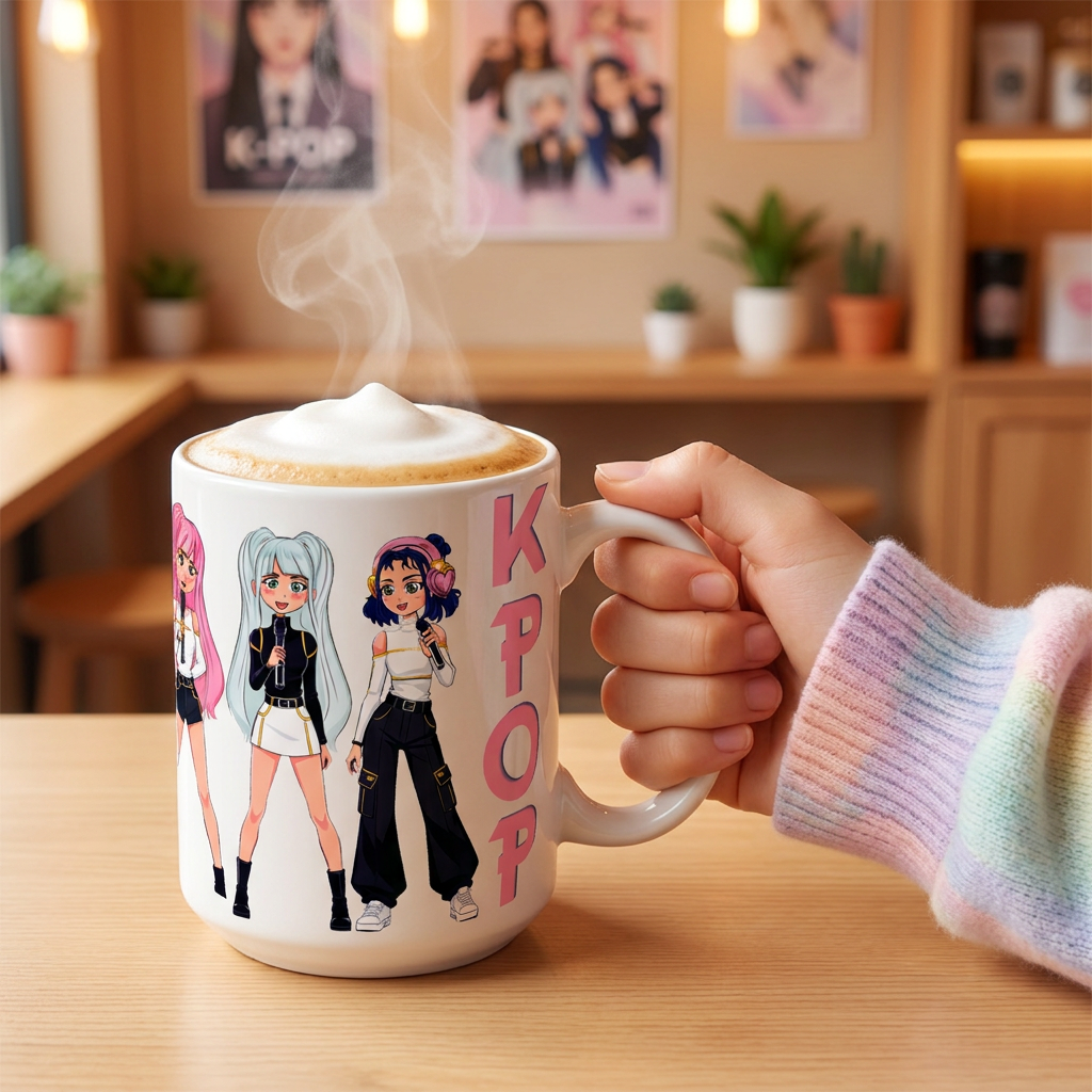 Taza de Cerámica – K-Pop | Lovely Story
