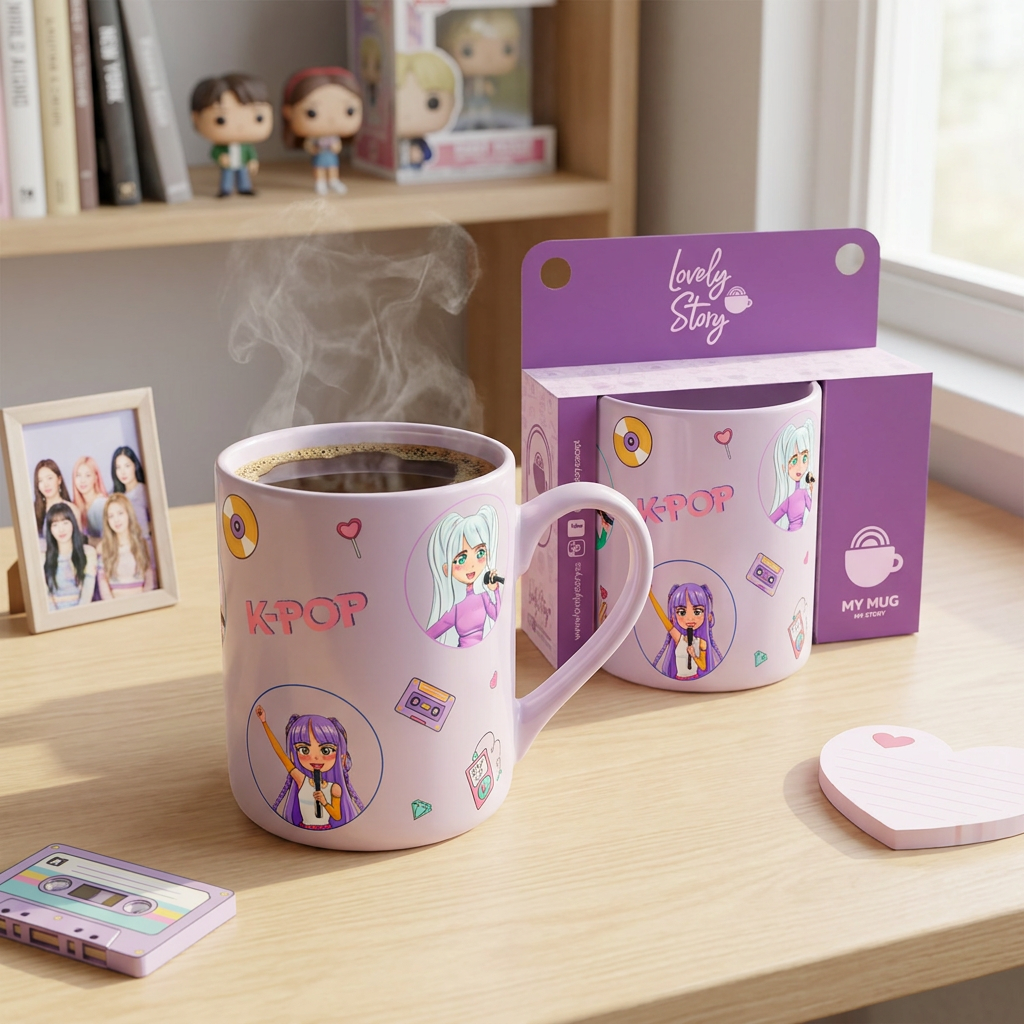 Taza de Cerámica – K-Pop | Lovely Story
