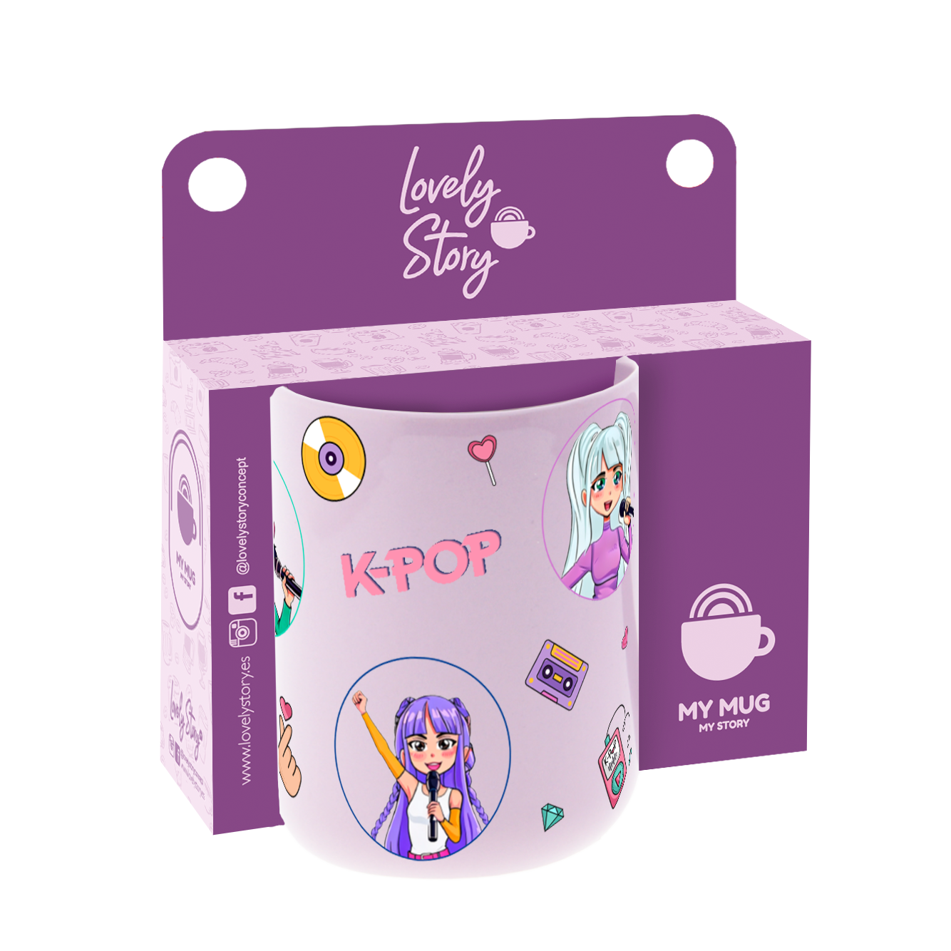 Taza de Cerámica – K-Pop | Lovely Story