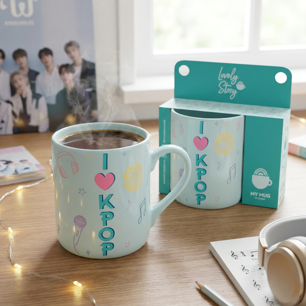 Taza de Cerámica – K-Pop | Lovely Story