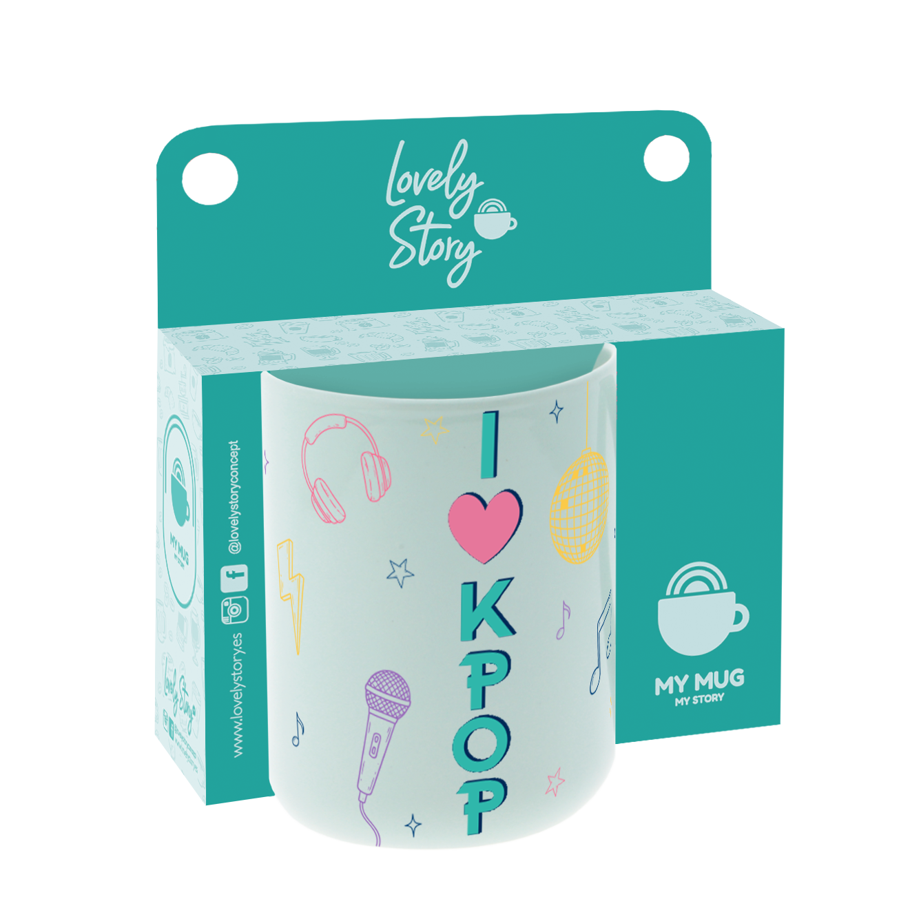 Taza de Cerámica – K-Pop | Lovely Story