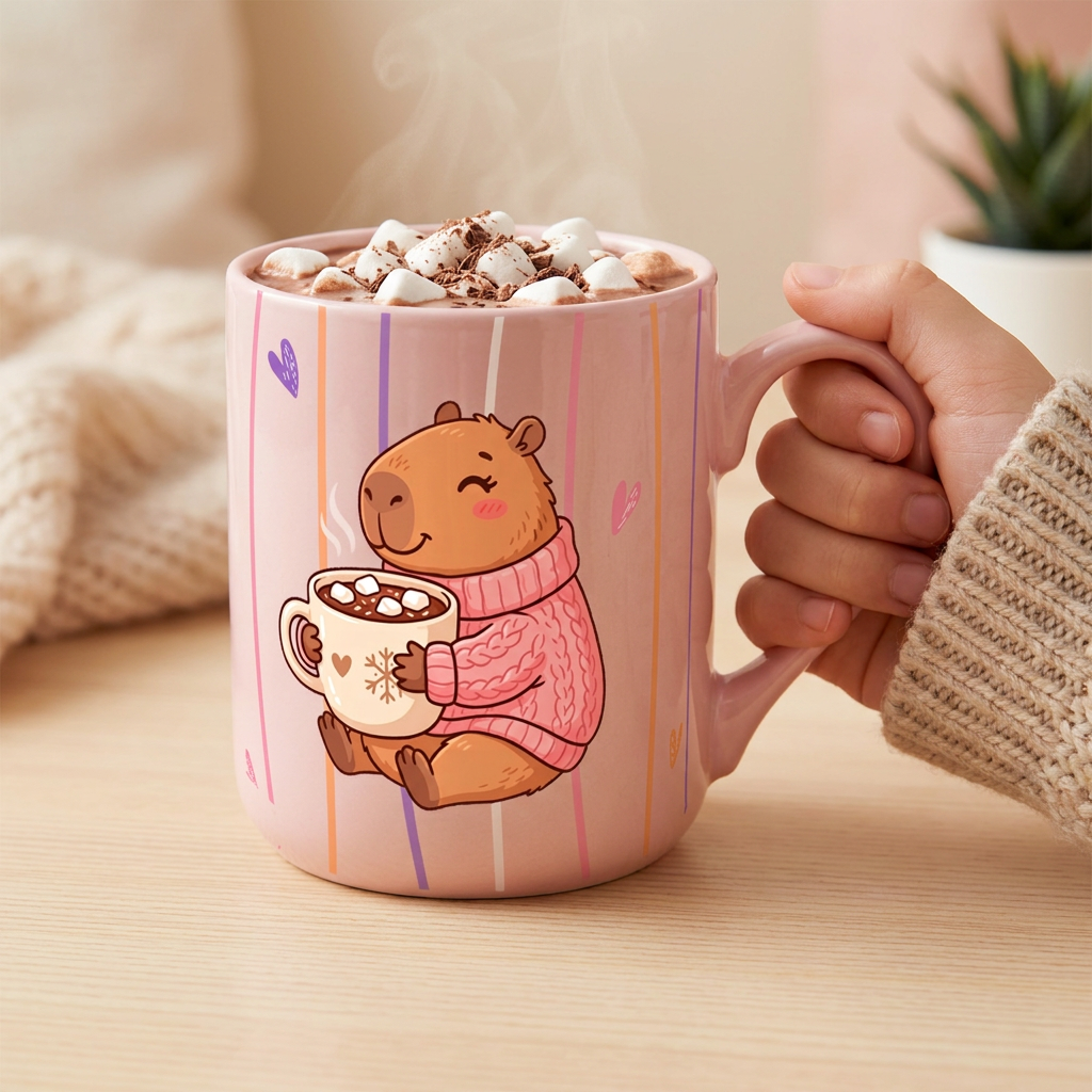 Taza 330 ml - Capi Cozy - Pink