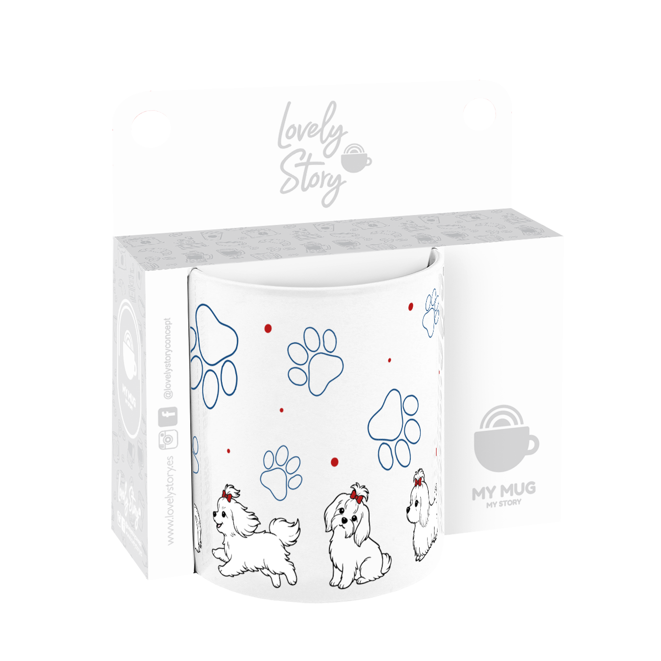 Taza de Cerámica – Fluffy Friend - Model Fluffy Friend