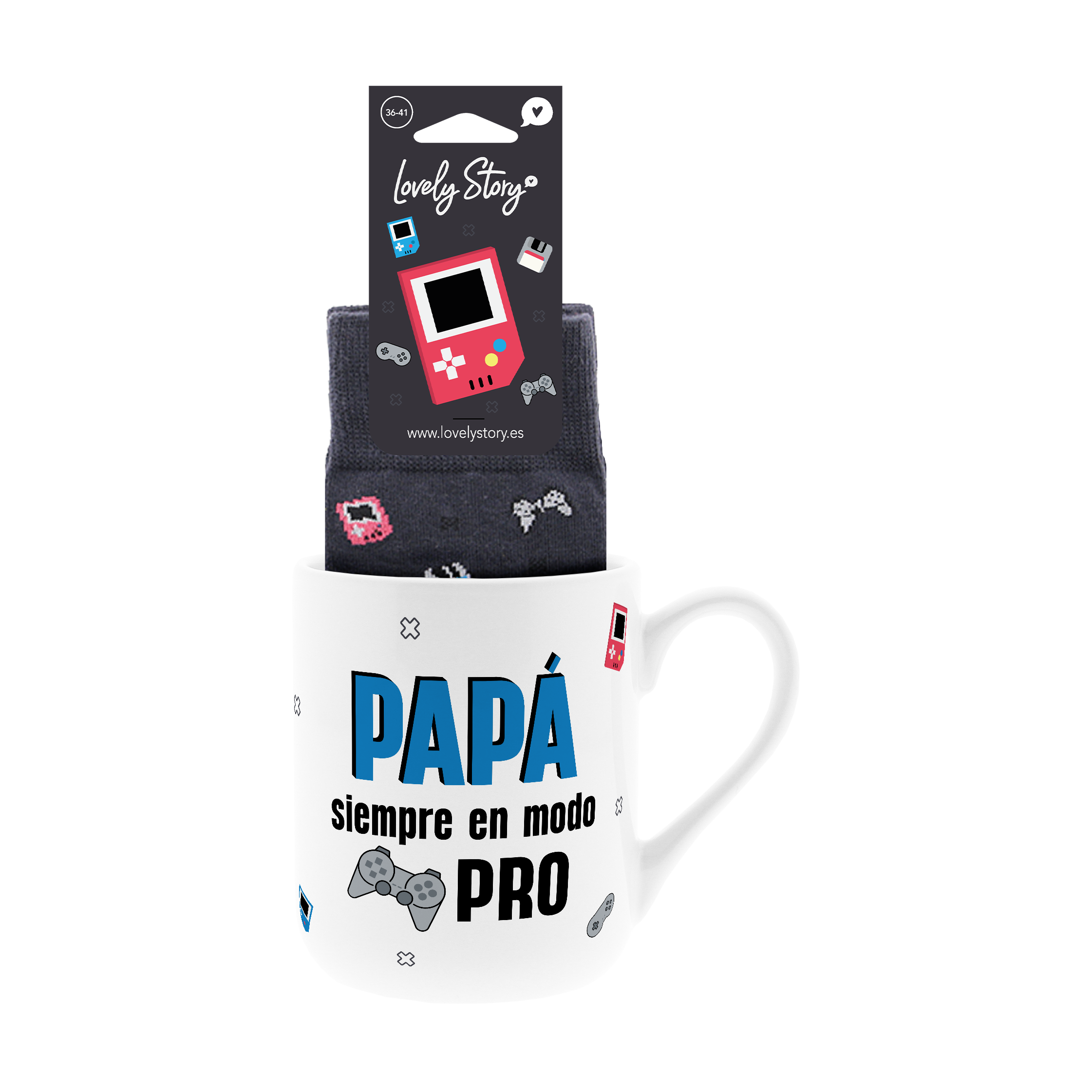 Taza 330ml con Calcetines - Especial Papá