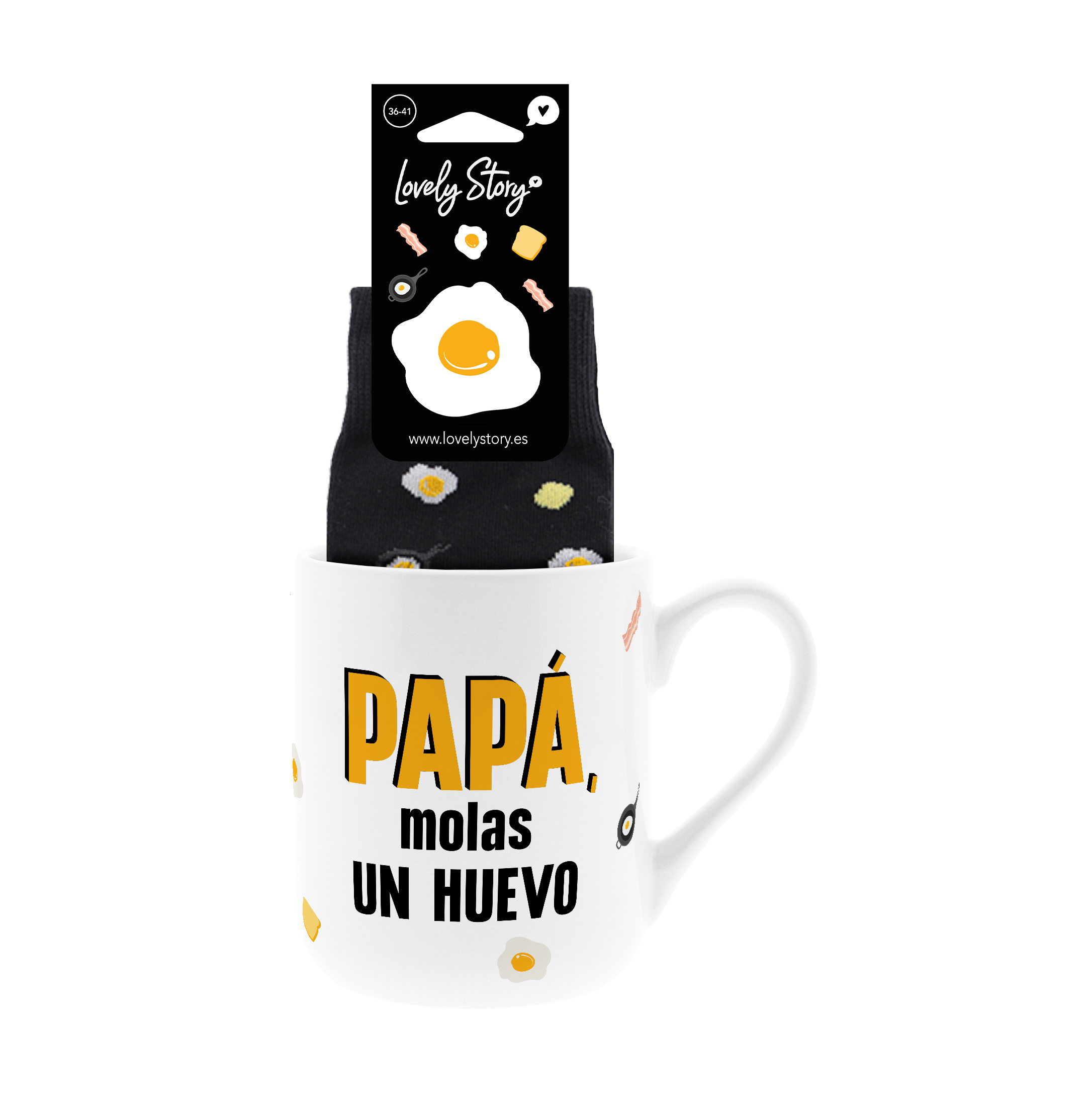 Taza 330ml con Calcetines - Especial Papá