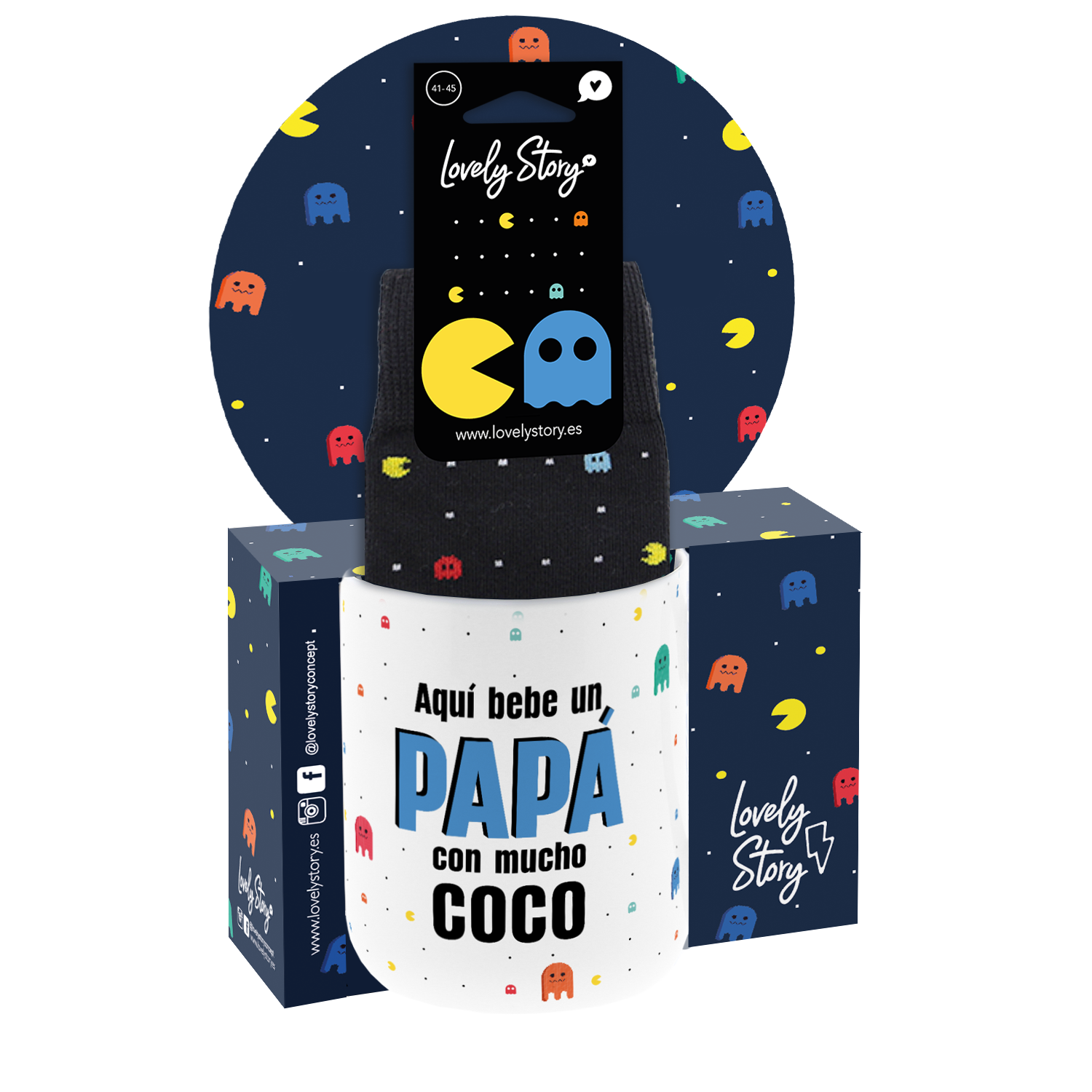 Taza 330ml con Calcetines - Especial Papá