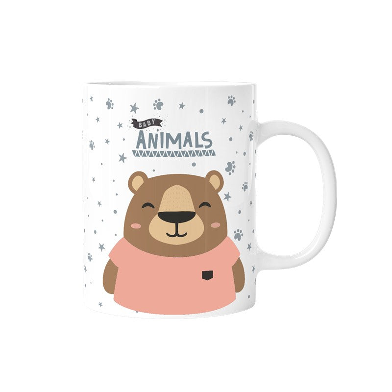 Taza Infantil Plástico 330ml - 3D Animals