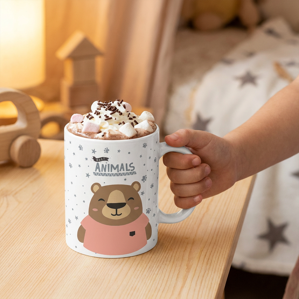 Taza de Plástico – 3D Animals | Aurea Kids