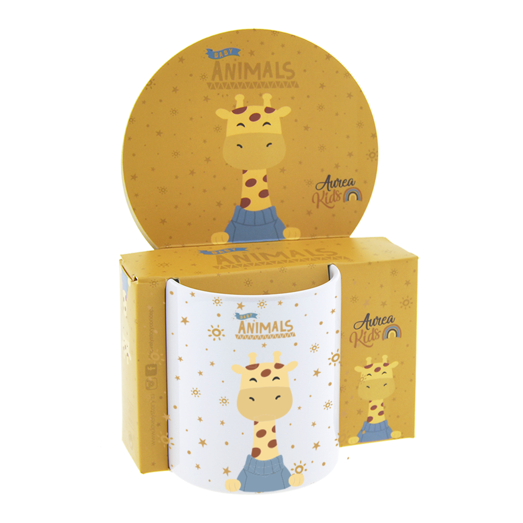 Taza Infantil Plástico 330ml - 3D Animals