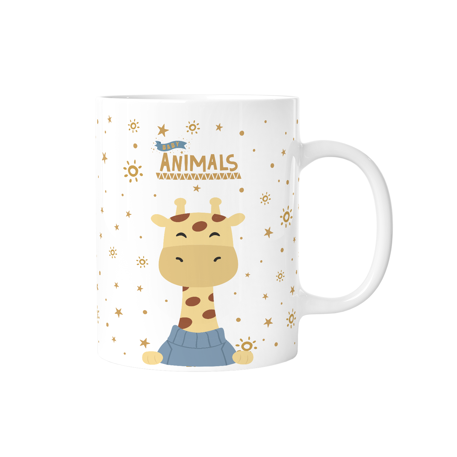 Taza Infantil Plástico 330ml - 3D Animals