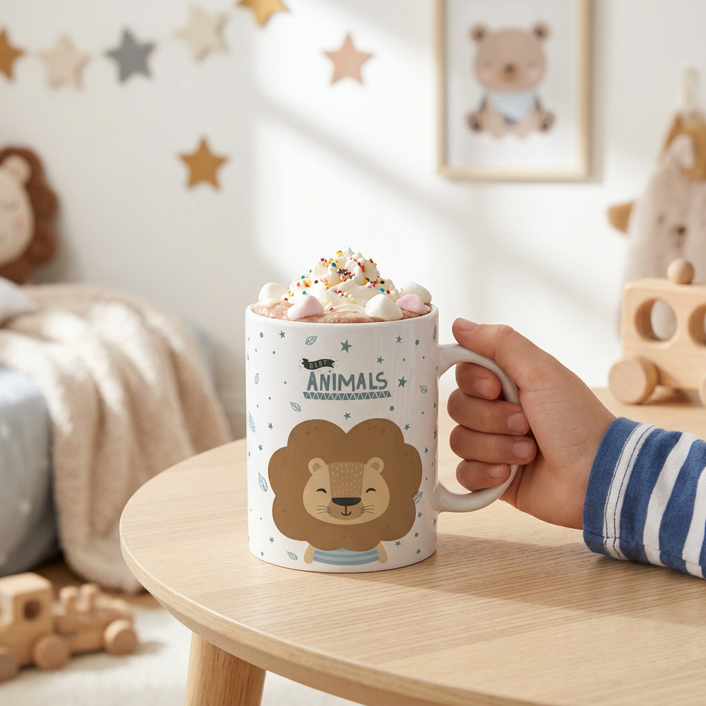 Taza de Plástico – 3D Animals | Aurea Kids