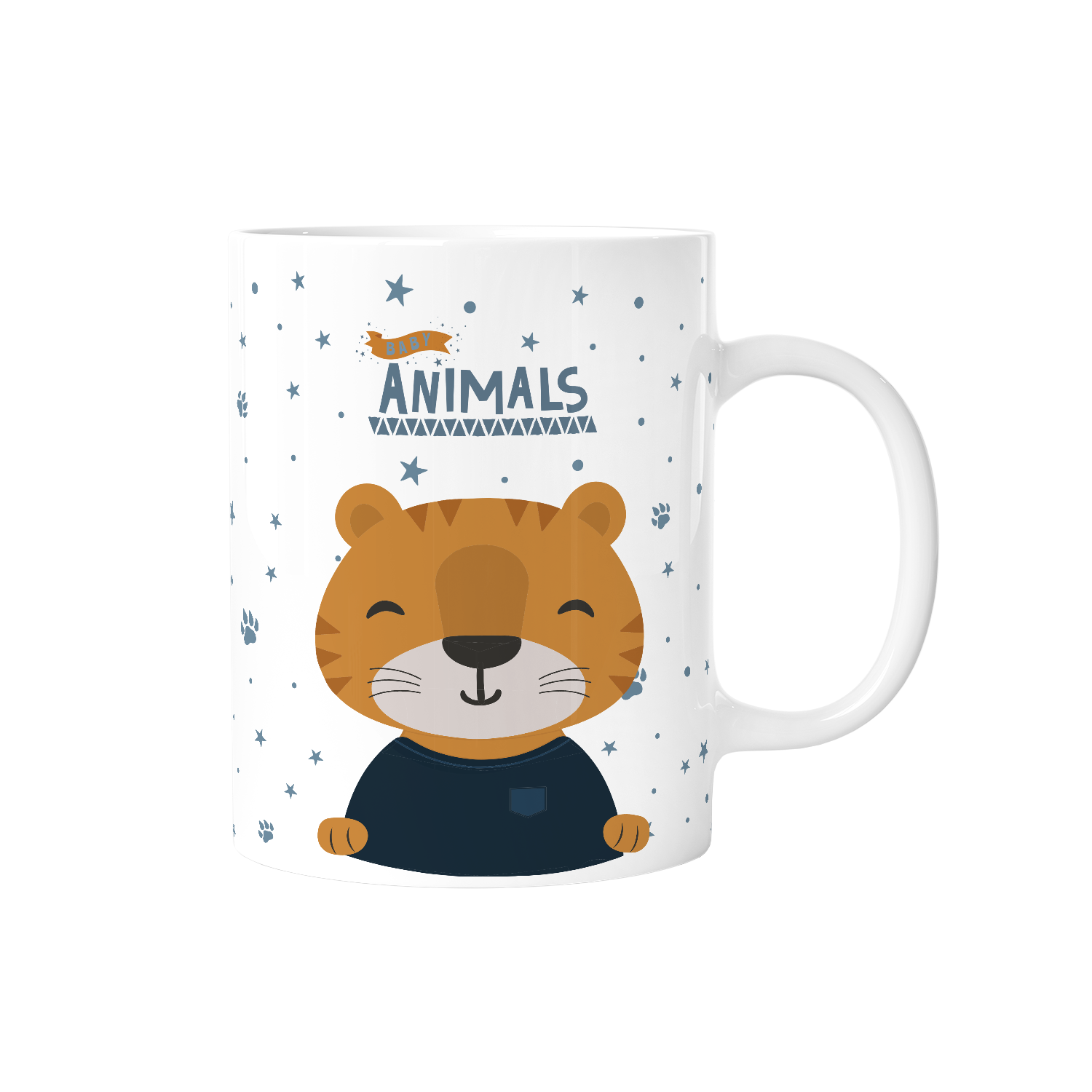 Taza Infantil Plástico 330ml - 3D Animals