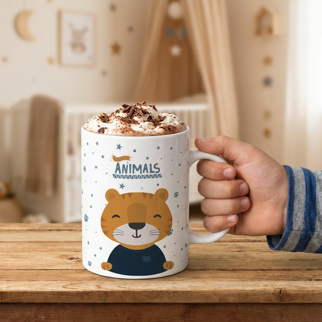 Taza de Plástico – 3D Animals | Aurea Kids