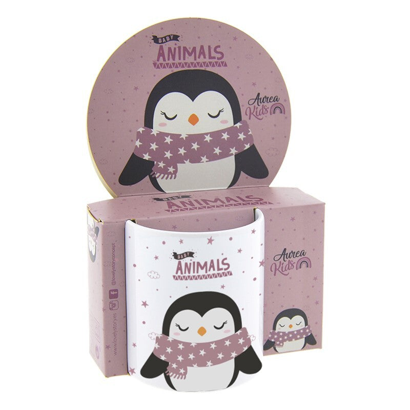 Taza Infantil Plástico 330ml - 3D Animals