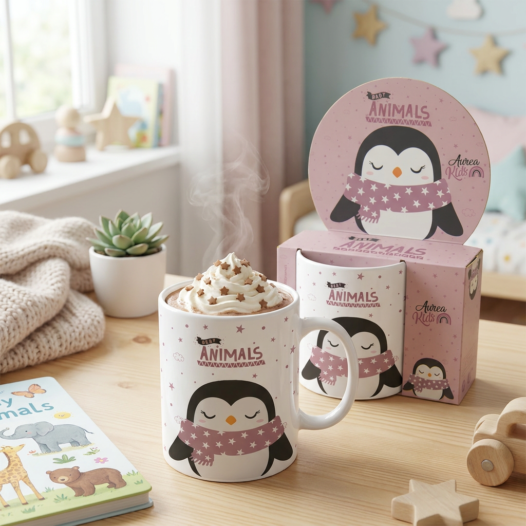 Taza de Plástico – 3D Animals | Aurea Kids