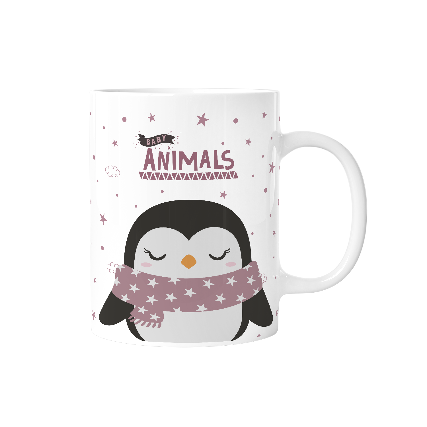 Taza Infantil Plástico 330ml - 3D Animals