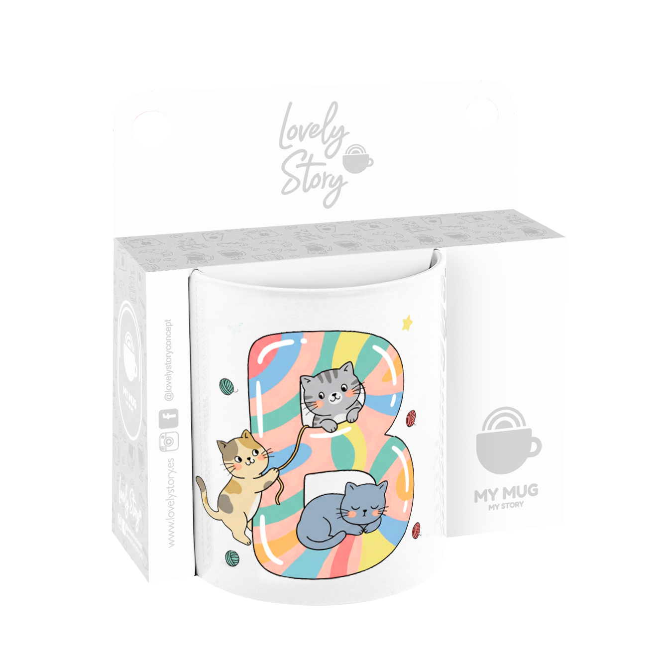 Taza de Cerámica – Alphacats | Lovely Story