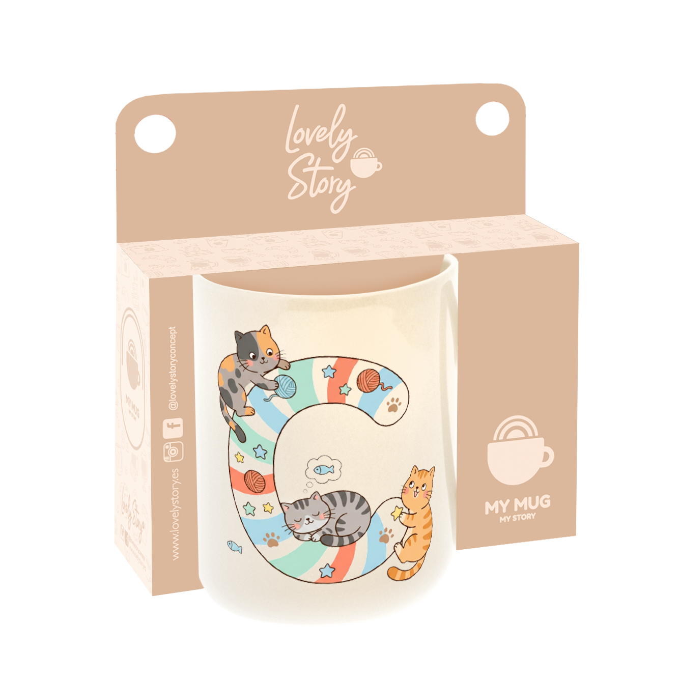 Taza de Cerámica – Alphacats | Lovely Story