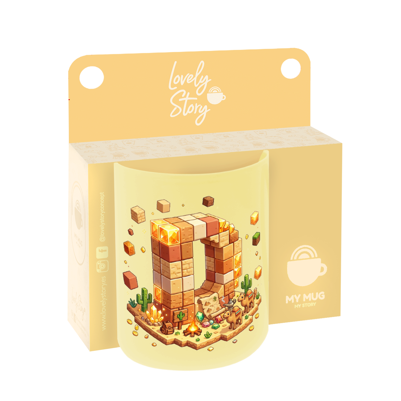 Taza de Cerámica – Pixel Craft | Lovely Story