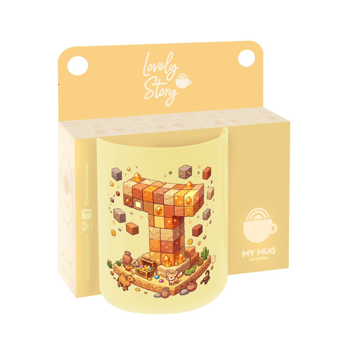 Taza de Cerámica – Pixel Craft | Lovely Story