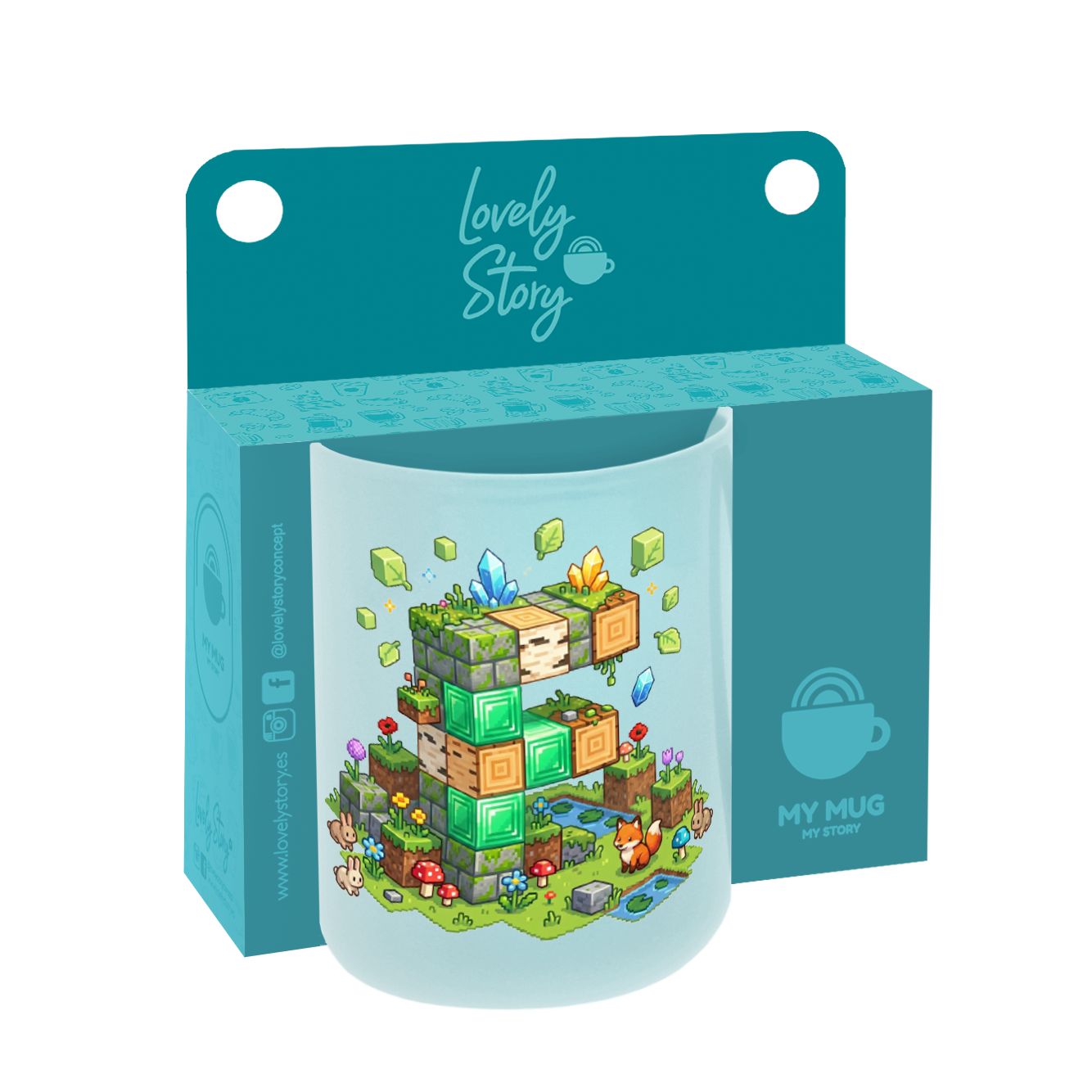 Taza de Cerámica – Pixel Craft | Lovely Story