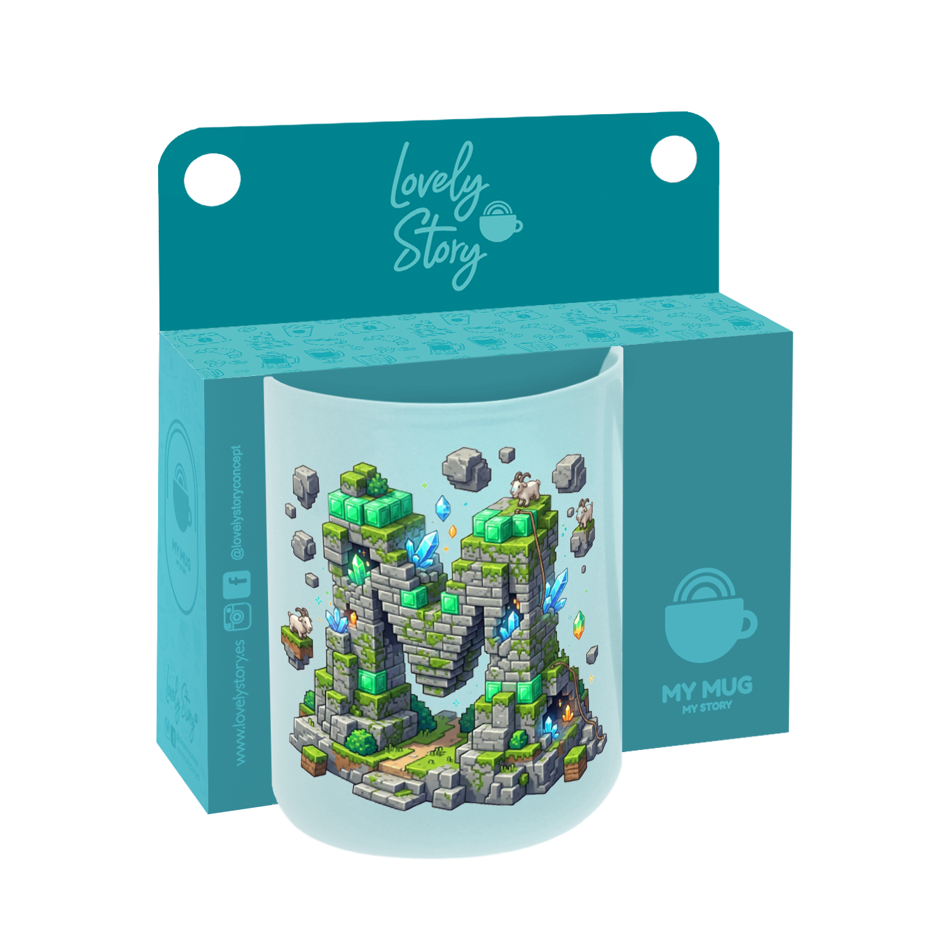 Taza de Cerámica – Pixel Craft | Lovely Story