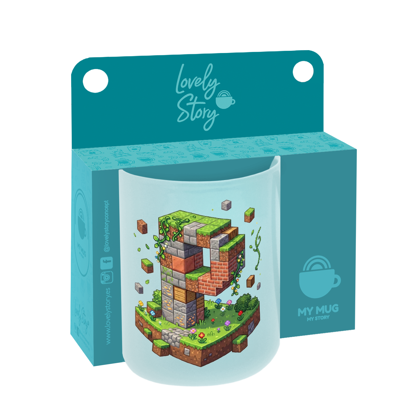 Taza de Cerámica – Pixel Craft | Lovely Story