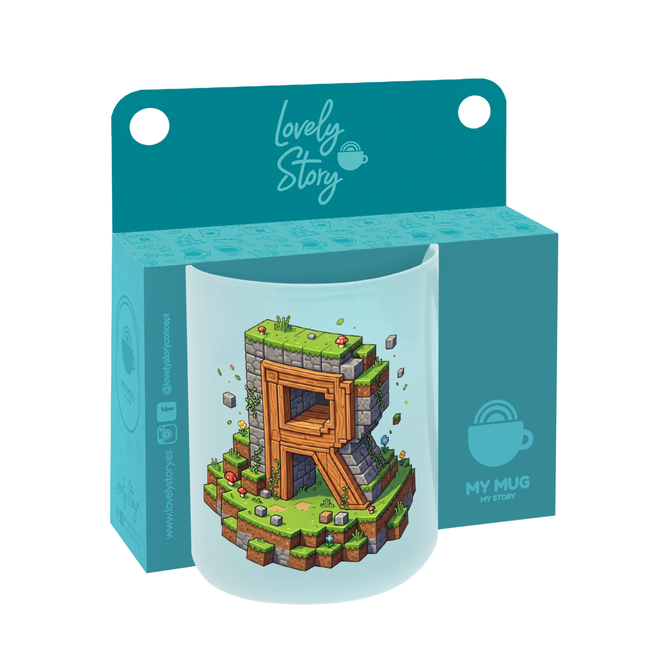 Taza de Cerámica – Pixel Craft | Lovely Story