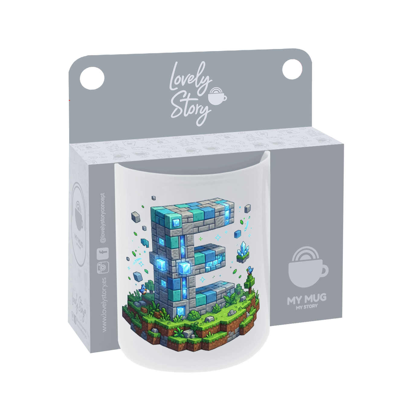 Taza de Cerámica – Pixel Craft | Lovely Story