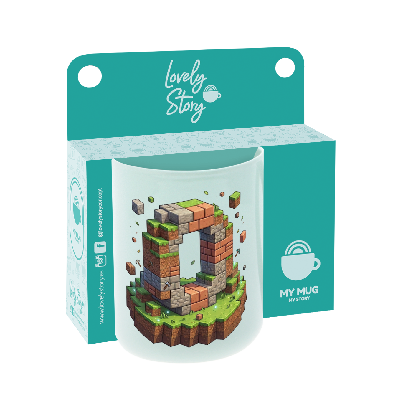 Taza de Cerámica – Pixel Craft | Lovely Story
