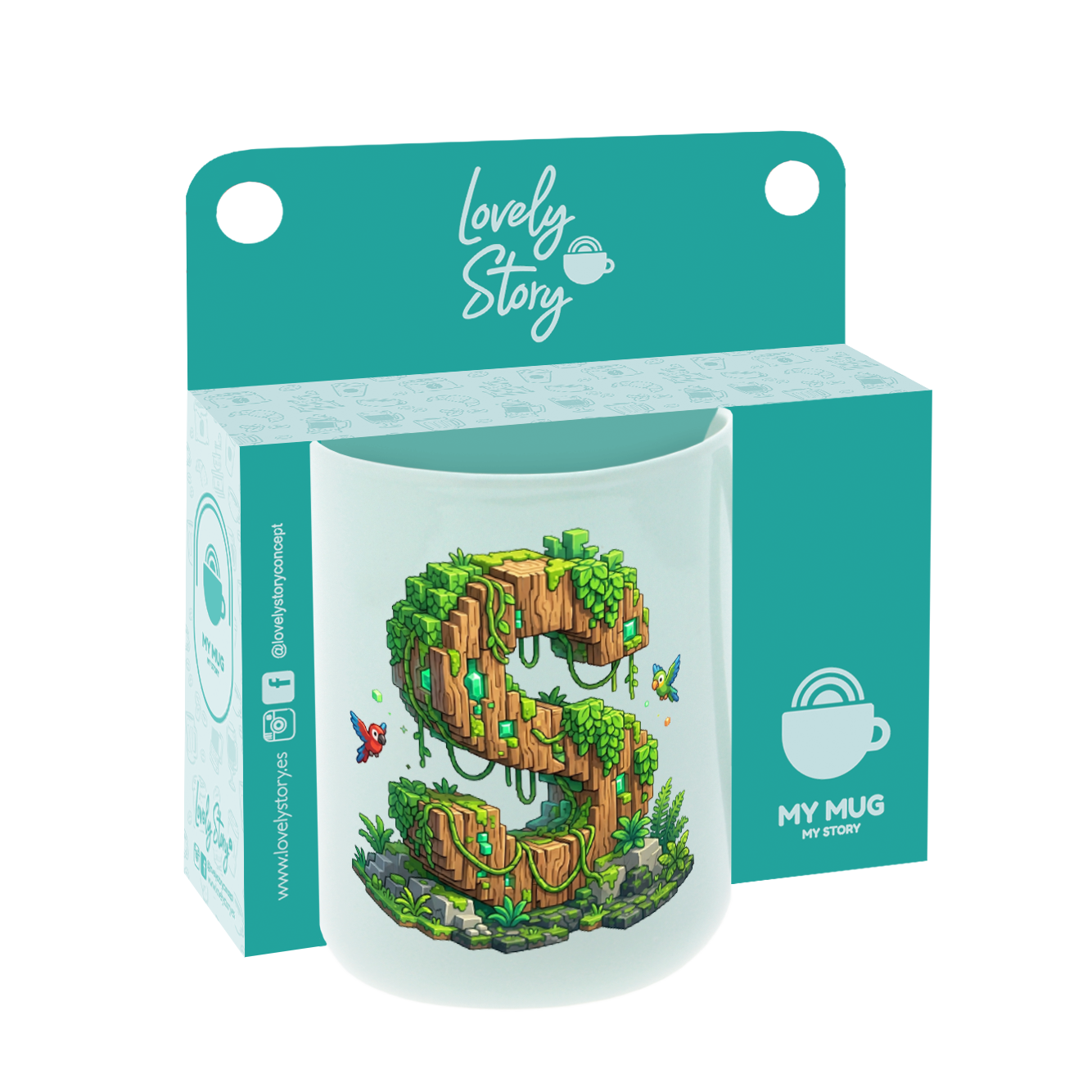 Taza de Cerámica – Pixel Craft | Lovely Story