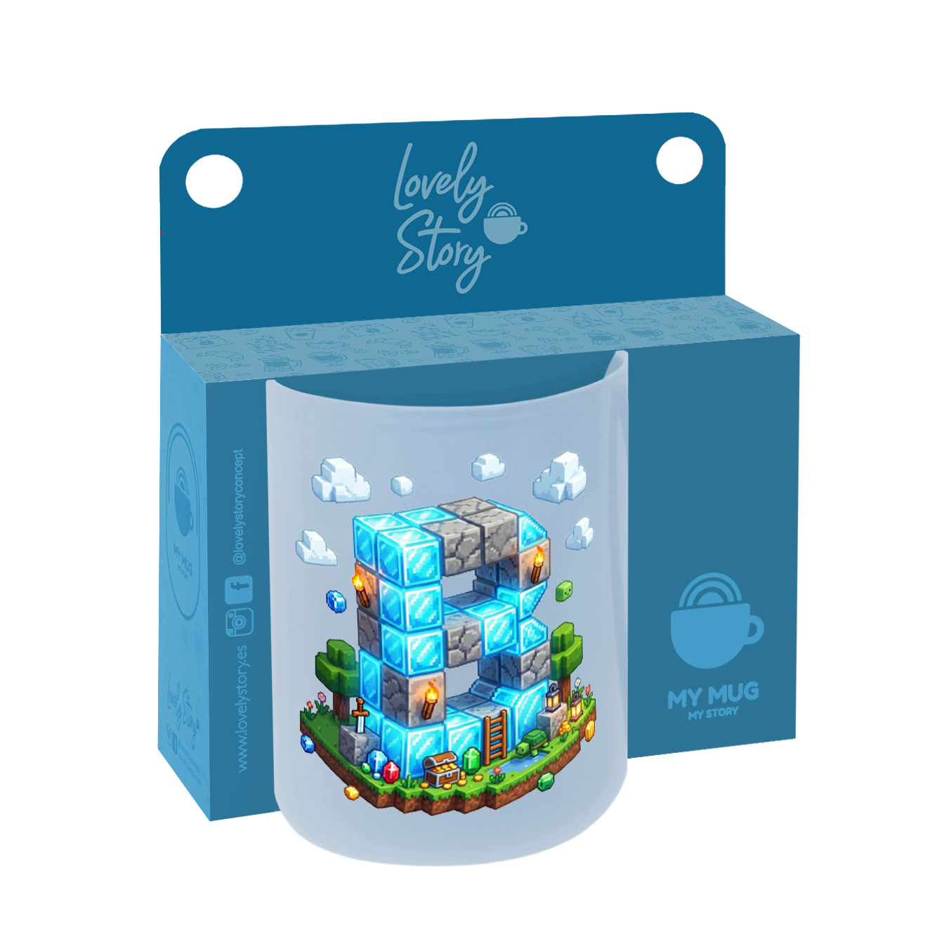 Taza de Cerámica – Pixel Craft | Lovely Story